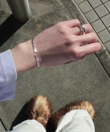 Soierie（ソワリー）の「【SILVER925】ノーム スタンダード クリア ブレスレット / norme standard clear bracelet（ブレスレット）」