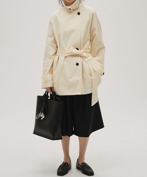 TODAYFUL（トゥデイフル）の「【TODAYFUL/トゥデイフル】Spring Short Trench/スプリングショートトレンチ（トレンチコート・レディース・キナリ/ベージュ・36/38）」の18枚目の写真