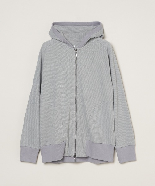 試着のみ　スリードッツ　パイルパーカー　白　ID7001Y　three dots スウェット/パーカ｜全商品｜スリードッツ オフィシャル