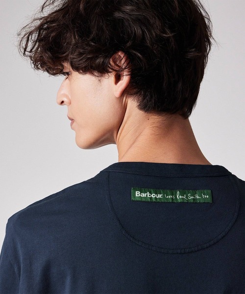 Paul Smith Loves Barbour' プリント Tシャツ / 253705 MTS15（Tシャツ