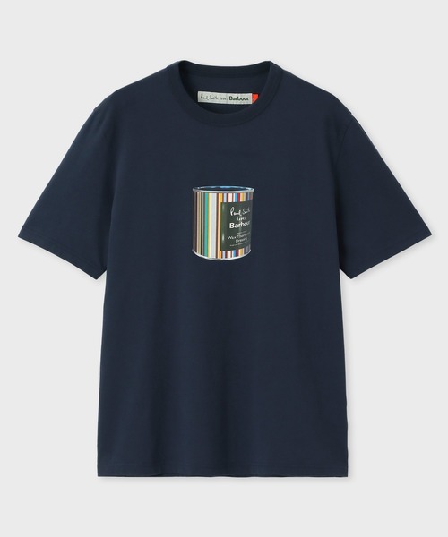 Paul Smith Loves Barbour' プリント Tシャツ / 253705 MTS15（Tシャツ