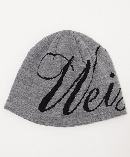 Figments（フィグメンツ）の「レターロゴワッチ（ニットキャップ/ビーニー・レディース・ブラック/グレー・FREE）」の3枚目の写真