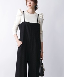 PICCIN PERLA（ピッチンペルラ）の「ハートフロッキーサロペット（サロペット/オーバーオール）」