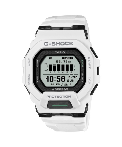 G-SHOCK(ジーショック)の「G-SQUAD(ジー・スクワッド) / GBD-200-7JF(デジタル腕時計・メンズ・ホワイト・FREE)」の1枚目の写真