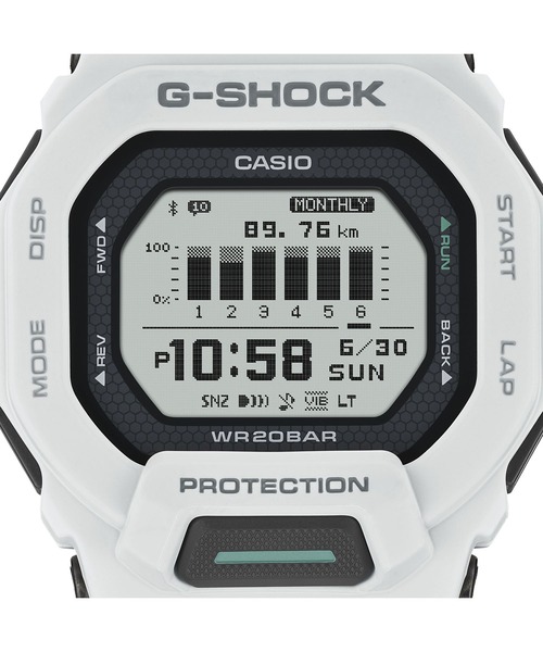 G-SHOCK(ジーショック)の「G-SQUAD(ジー・スクワッド) / GBD-200-7JF(デジタル腕時計・メンズ・ホワイト・FREE)」の2枚目の写真