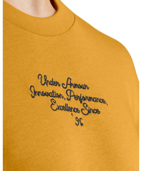UNDER ARMOUR(アンダーアーマー)の「UAヘビーウェイト オーバーサイズ トロフィー ショートスリーブTシャツ(ライフスタイル/メンズ)(Tシャツ/カットソー・メンズ・イエロー系・2XL/M/S/3XL/L/XL)」の3枚目の写真