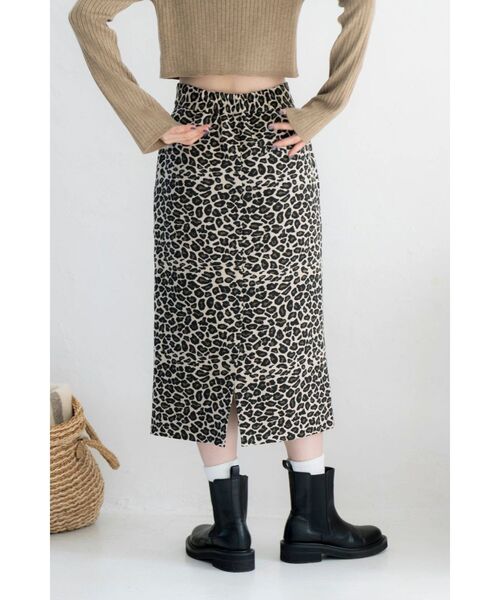 Ungrid（アングリッド）の「アニマルジャカードスカート（スカート・レディース・ブラウン/ベージュ・FREE）」の10枚目の写真