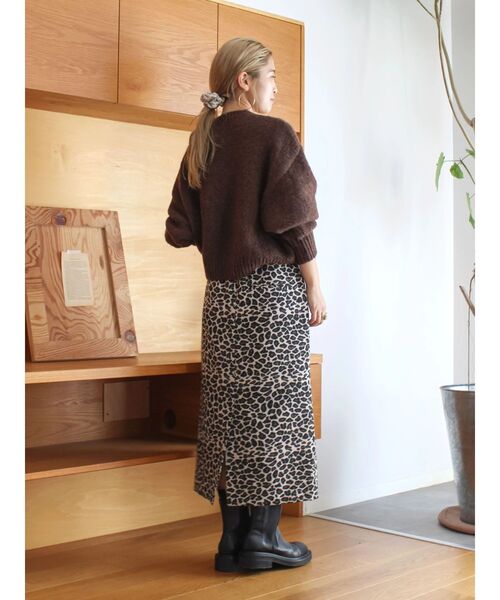 Ungrid（アングリッド）の「アニマルジャカードスカート（スカート・レディース・ブラウン/ベージュ・FREE）」の14枚目の写真