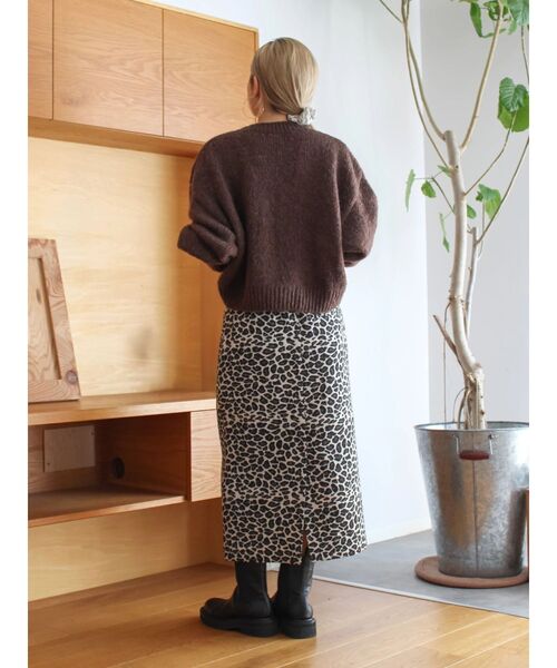 Ungrid（アングリッド）の「アニマルジャカードスカート（スカート・レディース・ブラウン/ベージュ・FREE）」の15枚目の写真