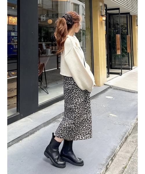 Ungrid（アングリッド）の「アニマルジャカードスカート（スカート・レディース・ブラウン/ベージュ・FREE）」の16枚目の写真