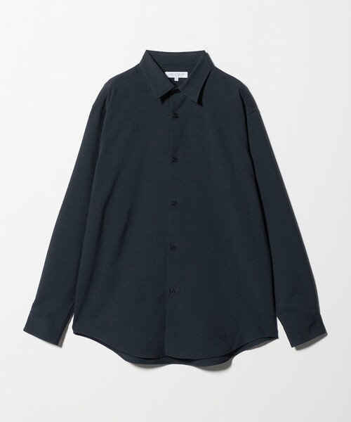 A DAY IN THE LIFE UNITED ARROWS(アデイインザライフユナイテッドアローズ)の「ウールライク ピーチ レギュラーカラー リラックスシャツ<A DAY IN THE LIFE>(シャツ/ブラウス・メンズ・ベージュ/ダークグレー/ターコイズブルー系/ネイビー・S/M/L)」の3枚目の写真