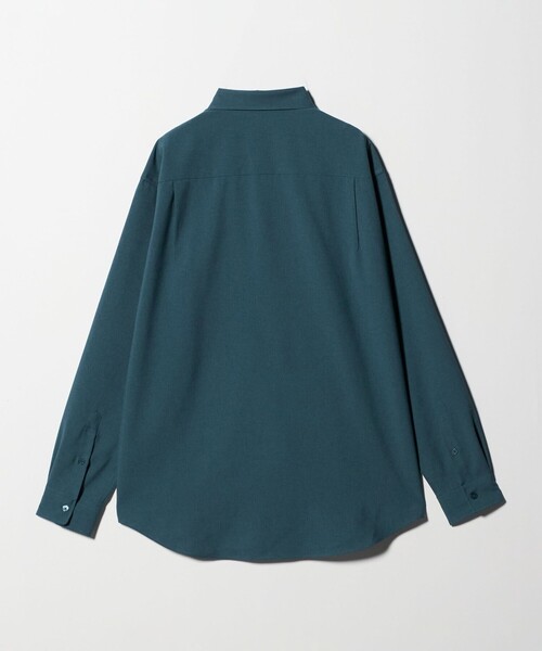 A DAY IN THE LIFE UNITED ARROWS(アデイインザライフユナイテッドアローズ)の「ウールライク ピーチ レギュラーカラー リラックスシャツ<A DAY IN THE LIFE>(シャツ/ブラウス・メンズ・ベージュ/ダークグレー/ターコイズブルー系/ネイビー・S/M/L)」の5枚目の写真