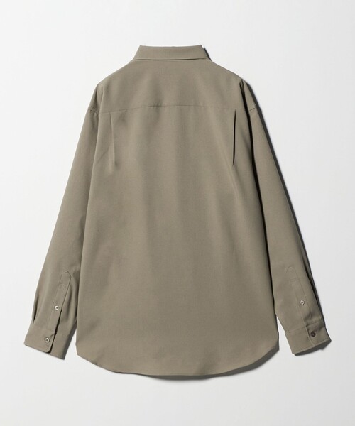 A DAY IN THE LIFE UNITED ARROWS(アデイインザライフユナイテッドアローズ)の「ウールライク ピーチ レギュラーカラー リラックスシャツ<A DAY IN THE LIFE>(シャツ/ブラウス・メンズ・ベージュ/ダークグレー/ターコイズブルー系/ネイビー・S/M/L)」の16枚目の写真