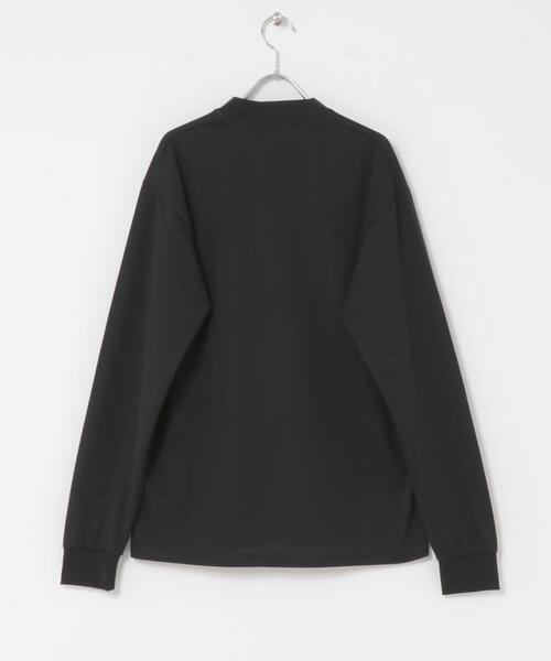 URBAN RESEARCH Sonny Label(アーバンリサーチサニーレーベル)の「OOPS 機能付きモックネックロングTシャツ(Tシャツ/カットソー・メンズ・ブラック/オフホワイト・X-LARGE/LARGE/MEDIUM)」の6枚目の写真