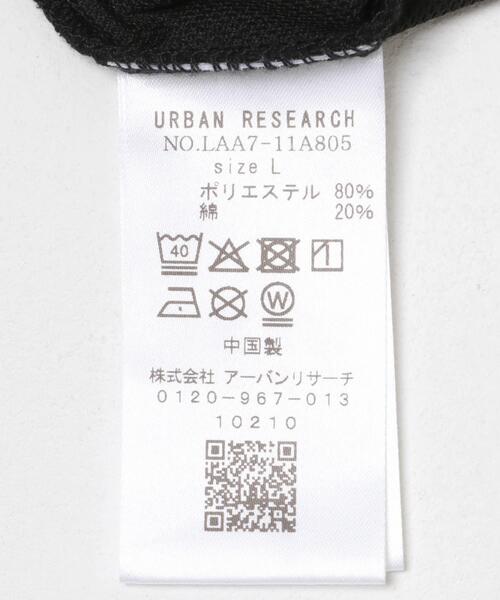 URBAN RESEARCH Sonny Label(アーバンリサーチサニーレーベル)の「OOPS 機能付きモックネックロングTシャツ(Tシャツ/カットソー・メンズ・ブラック/オフホワイト・X-LARGE/LARGE/MEDIUM)」の8枚目の写真