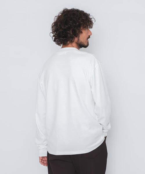 URBAN RESEARCH Sonny Label(アーバンリサーチサニーレーベル)の「OOPS 機能付きモックネックロングTシャツ(Tシャツ/カットソー・メンズ・ブラック/オフホワイト・X-LARGE/LARGE/MEDIUM)」の10枚目の写真