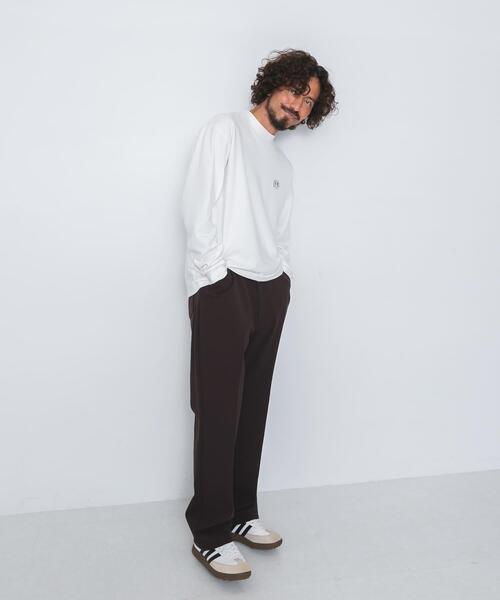 URBAN RESEARCH Sonny Label(アーバンリサーチサニーレーベル)の「OOPS 機能付きモックネックロングTシャツ(Tシャツ/カットソー・メンズ・ブラック/オフホワイト・X-LARGE/LARGE/MEDIUM)」の11枚目の写真