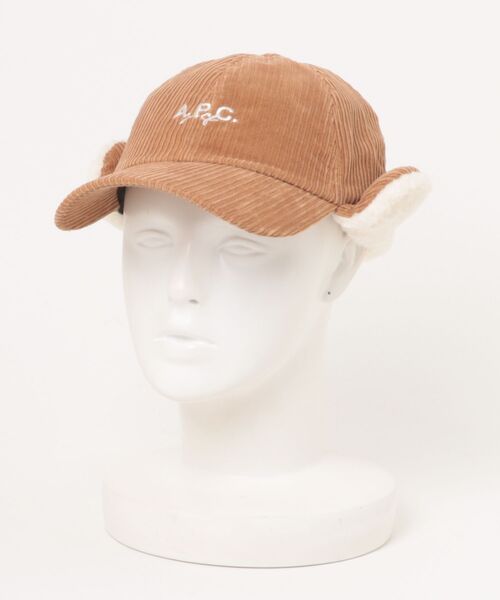 A.P.C. GOLF(アー・ペー・セー ゴルフ)の「Fantine Cap(キャップ・レディース・オフホワイト/ピンク系その他・ONESIZE)」の2枚目の写真