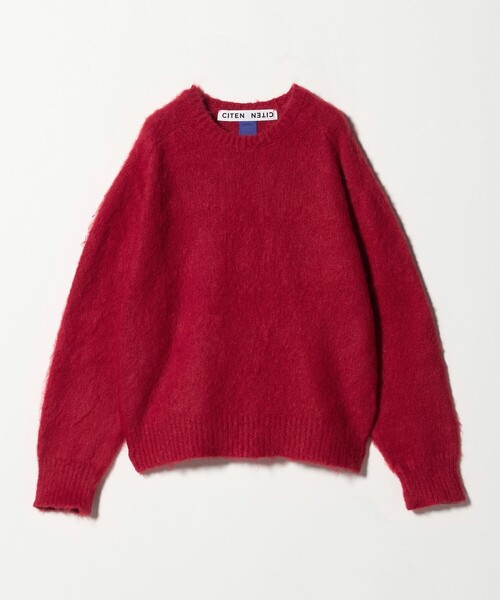 CITEN（シテン）の「＜CITEN＞エッセンシャルシャギーニット（ニット/セーター・レディース・ブラウン系/コバルトブルー/グレー系/レッド/イエロー・FREE）」の16枚目の写真