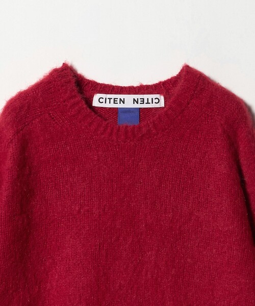 CITEN（シテン）の「＜CITEN＞エッセンシャルシャギーニット（ニット/セーター・レディース・ブラウン系/コバルトブルー/グレー系/レッド/イエロー・FREE）」の18枚目の写真