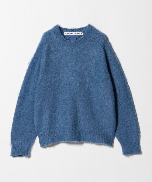 CITEN（シテン）の「＜CITEN＞エッセンシャルシャギーニット（ニット/セーター・レディース・ブラウン系/コバルトブルー/グレー系/レッド/イエロー・FREE）」の14枚目の写真