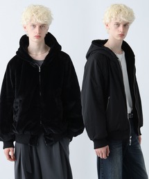 HARE | リバーシブルファーフードブルゾン(HARE)(ブルゾン)