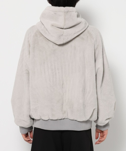 HARE（ハレ）の「リバーシブルファーフードブルゾン(HARE)（ブルゾン・メンズ・グレー/ブラック・SMALL/MEDIUM）」の20枚目の写真