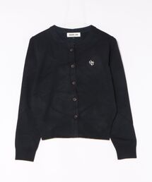 GENERAL IDEA（ジェネラルアイデア）の「【GENERAL IDEA】ロゴ入りラウンドネック長袖カーディガン / ESSENTIAL CREW NECK CARDIGAN（カーディガン/ボレロ）」
