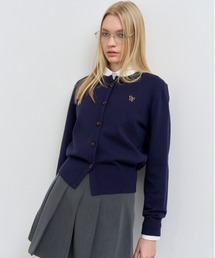 GENERAL IDEA | 【GENERAL IDEA】ロゴ入りラウンドネック長袖カーディガン / ESSENTIAL CREW NECK CARDIGAN(カーディガン/ボレロ)