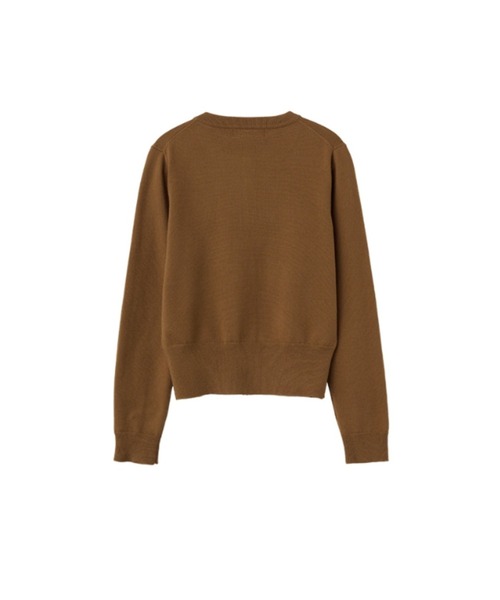 【GENERAL IDEA】ロゴ入りラウンドネック長袖カーディガン / ESSENTIAL CREW NECK CARDIGAN(カーディガン/ボレロ)|GENERAL IDEA(ジェネラルアイデア)