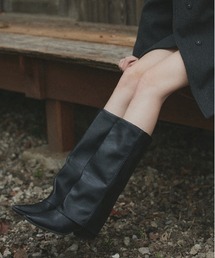 ad thie（アドティエ）の「カバー ロングブーツ（ブーツ）」