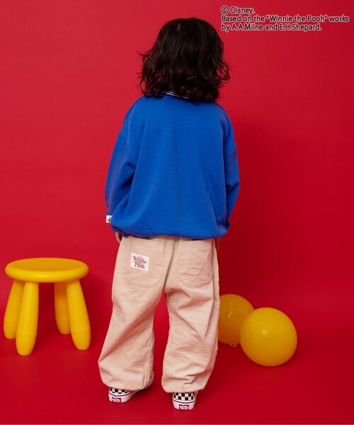 Disney（ディズニー）の「【WEB限定/リンク】ディズニーキャラクター くまのプーさん/パンツ（その他パンツ・キッズ・インディゴブルー/ベージュ・120/110/100/90）」の4枚目の写真