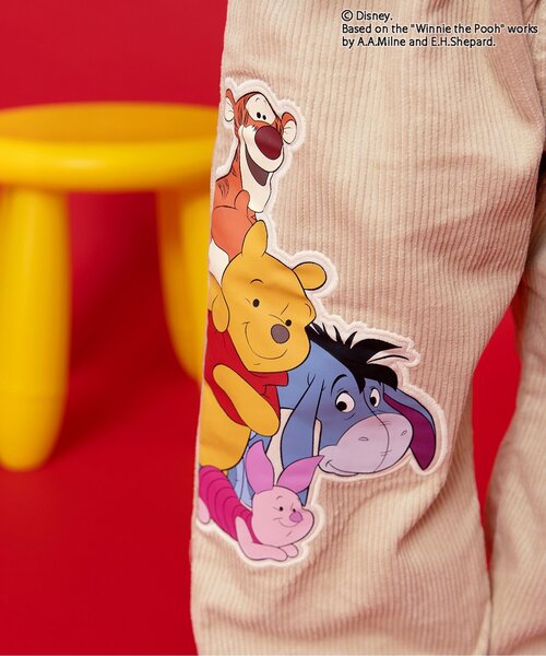 Disney（ディズニー）の「【WEB限定/リンク】ディズニーキャラクター くまのプーさん/パンツ（その他パンツ・キッズ・インディゴブルー/ベージュ・120/110/100/90）」の5枚目の写真
