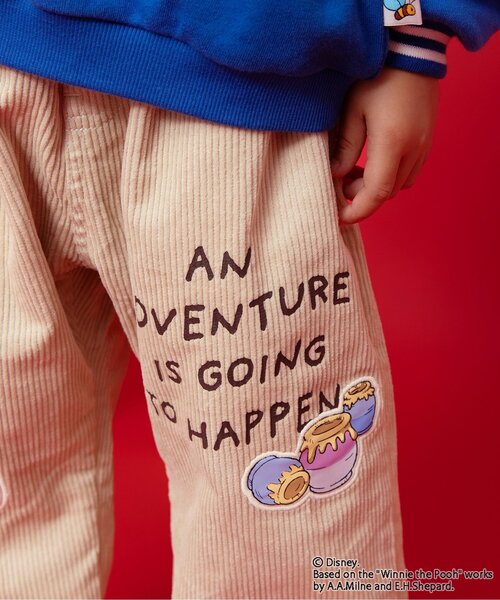 Disney（ディズニー）の「【WEB限定/リンク】ディズニーキャラクター くまのプーさん/パンツ（その他パンツ・キッズ・インディゴブルー/ベージュ・120/110/100/90）」の6枚目の写真