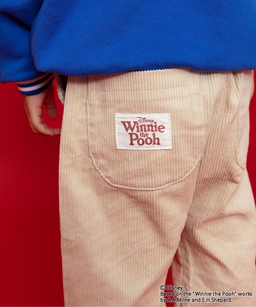 Disney（ディズニー）の「【WEB限定/リンク】ディズニーキャラクター くまのプーさん/パンツ（その他パンツ・キッズ・インディゴブルー/ベージュ・120/110/100/90）」の7枚目の写真