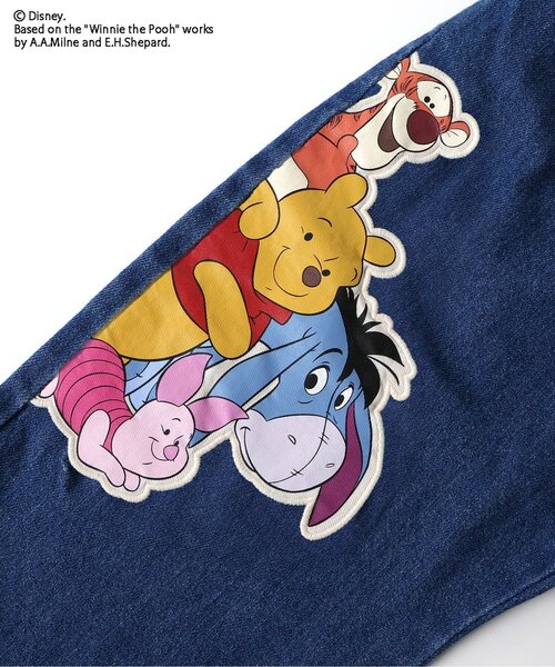 Disney（ディズニー）の「【WEB限定/リンク】ディズニーキャラクター くまのプーさん/パンツ（その他パンツ・キッズ・インディゴブルー/ベージュ・120/110/100/90）」の22枚目の写真