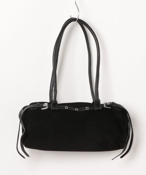 HOOK(フック)の「HOOK for girls ベルトデザイン レザールックバッグ 細長シルエット トレンドショルダー(ハンドバッグ・レディース・チョコ/ブラック/ワインレッド/ブラウン・FREE)」の5枚目の写真