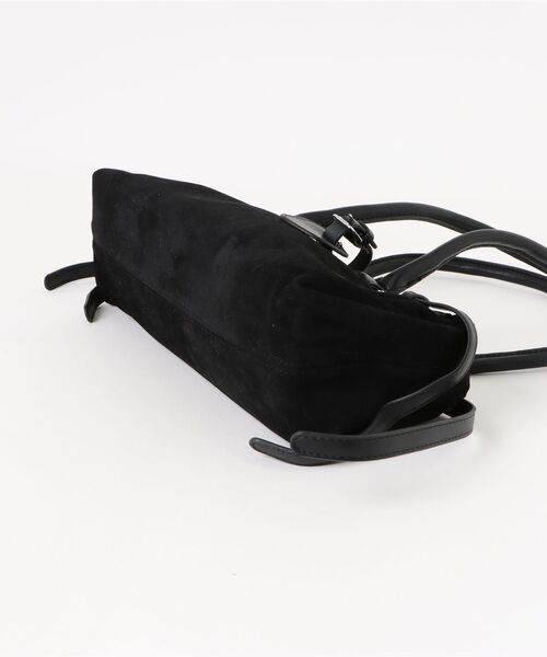 HOOK(フック)の「HOOK for girls ベルトデザイン レザールックバッグ 細長シルエット トレンドショルダー(ハンドバッグ・レディース・チョコ/ブラック/ワインレッド/ブラウン・FREE)」の6枚目の写真
