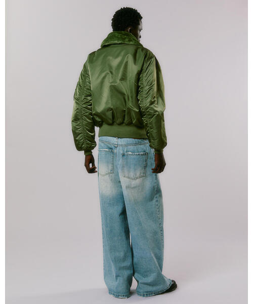 アルファ　TYPE B-15C ALPHA　フライトジャケット S　 グリーン ALPHA B-15 FLIGHT JACKET | Alpha Industries（アルファ