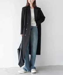 INASTUDIOS（イーナストゥディオス）の「ダブルブレスト ロングジャケット レディース（テーラードジャケット）」