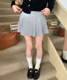 Vipoa（ヴィポア）の「Wool micro pleats mini skirt（スカート）」