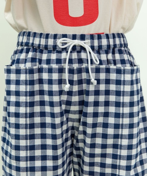 PAR ICI（パーリッシィ）の「先染めコットンネップ easyパンツ(セットアップ対応)（その他パンツ・レディース・ブルー系その他/ネイビー/ブラック系その他・FREE）」の15枚目の写真