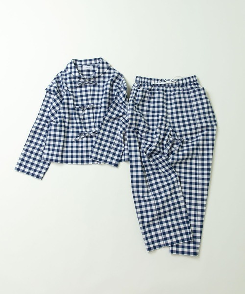 PAR ICI（パーリッシィ）の「先染めコットンネップ easyパンツ(セットアップ対応)（その他パンツ・レディース・ブルー系その他/ネイビー/ブラック系その他・FREE）」の22枚目の写真