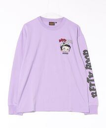 (48)ベティ・ブープ ロングスリーブTシャツ パープル 48)ベティ・ブープ ロングスリーブTシャツ パープルの通販 by