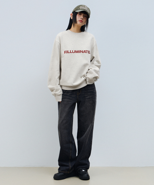 F.ILLUMINATE（フィルミネイト）の「シグニチャーアセンティックロゴスウェットシャツ-ブラック（スウェット・レディース・その他・SMALL/MEDIUM/LARGE）」の7枚目の写真