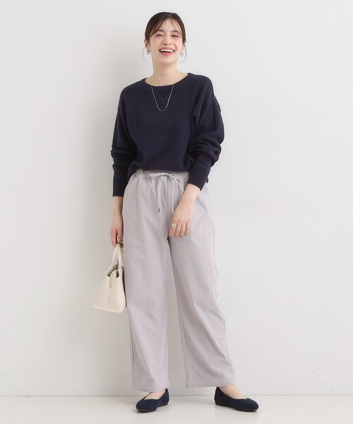 SHOO・LA・RUE(シューラルー)の「【S-LL/洗濯機可/裏起毛】あったかコーデュロイ ワイドパンツ(その他パンツ・レディース・オフホワイト/グレー/ブラウン系・04/03/02/01)」の14枚目の写真