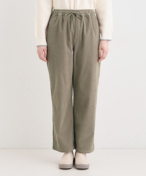 SHOO・LA・RUE(シューラルー)の「【S-LL/洗濯機可/裏起毛】あったかコーデュロイ ワイドパンツ(その他パンツ・レディース・オフホワイト/グレー/ブラウン系・04/03/02/01)」の16枚目の写真