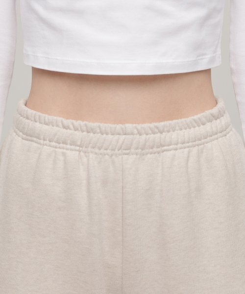 MUSINSA STANDARD WOMAN（ムシンサスタンダードウーマン）の「ウィメンズリラックスドラウンジスウェットパンツ[ヘザーベージュ]（スウェットパンツ・レディース・その他・SMALL/MEDIUM/LARGE）」の3枚目の写真