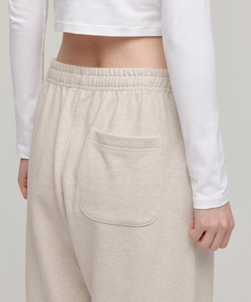 MUSINSA STANDARD WOMAN（ムシンサスタンダードウーマン）の「ウィメンズリラックスドラウンジスウェットパンツ[ヘザーベージュ]（スウェットパンツ・レディース・その他・SMALL/MEDIUM/LARGE）」の6枚目の写真