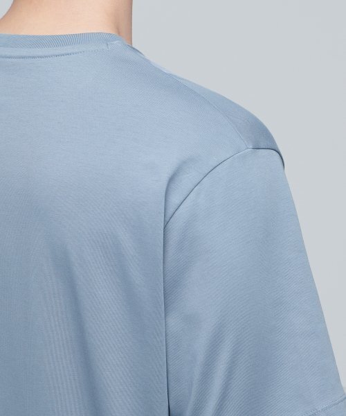 MUSINSA STANDARD（ムシンサスタンダード）の「スーピマベーシッククルーネックTシャツ[クラウディブルー]（Tシャツ/カットソー・メンズ・その他・SMALL）」の6枚目の写真